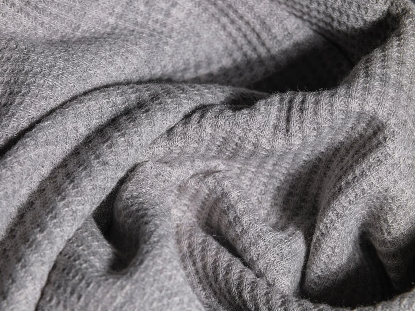Detail tekstur rajutan untuk inspirasi proyek knitting